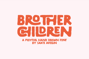 Brother Children Font: Family-Friendly Design Ideas