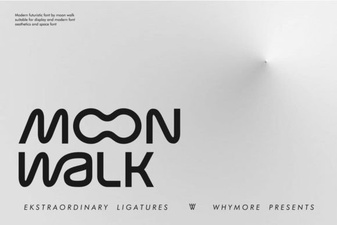 Moon Walk Font: Where Design Takes Flight