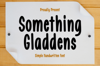 Gladden: a Font for Joyful Design Projects