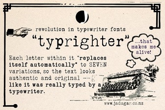 Typrighter: a Readable Font for Digital Designers